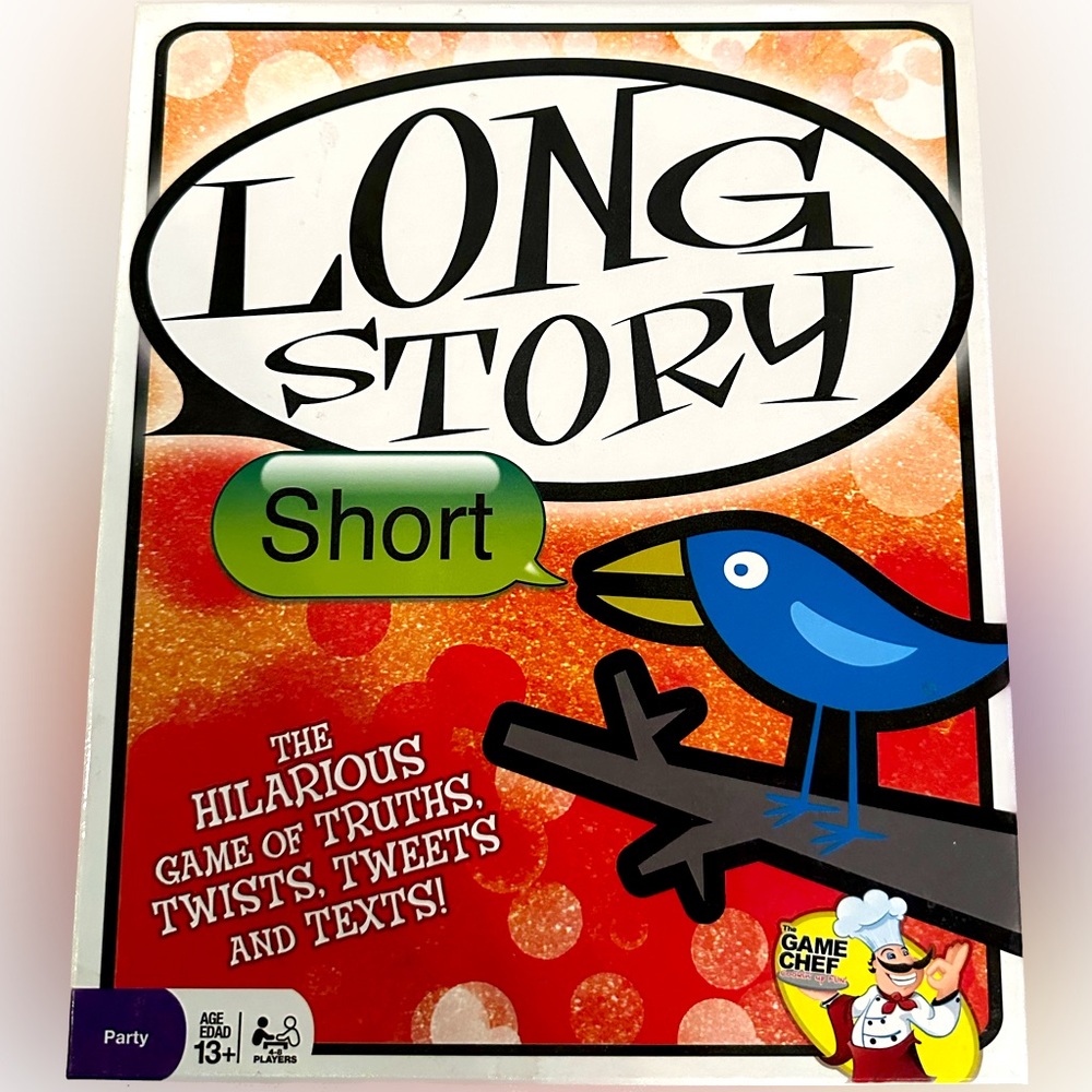 Long story short by The game chef Hilarious Fun game party journalist write